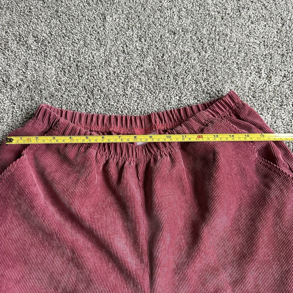 AMERICAN SWEETHEART Women's Size 14 Mauve Elastic Waist Corduroy Pull On Pants - Picture 6 of 8